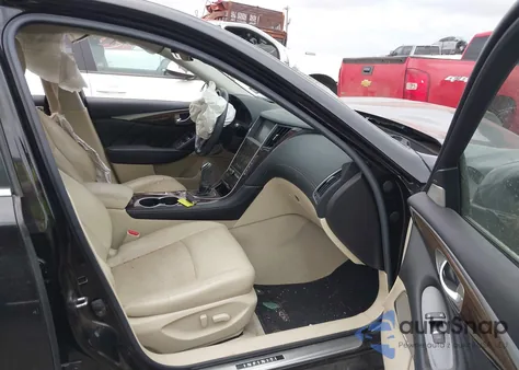 2018 Infiniti Q50 3.0T Luxe z USA, uszkodzony, nr VIN JN1EV7AP5JM350006